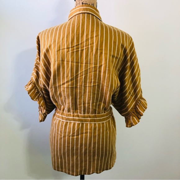 Zara Tunic Peplum Top Size Medium - Picture 3 of 14